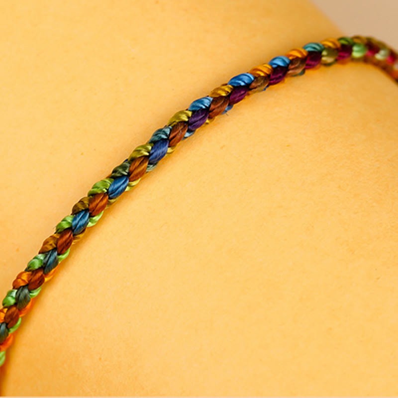 May all your wishes come true Lucky Multicolored Bracelet