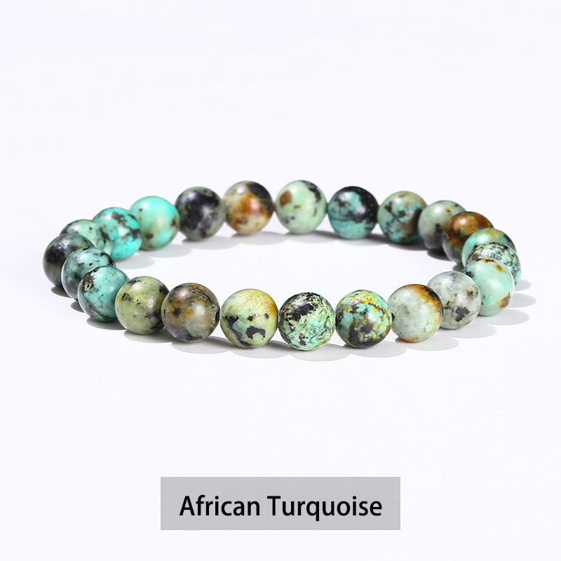 Various Crystal Stone Amethyst Green Aventurine Rose Quartz Healing Bracelet