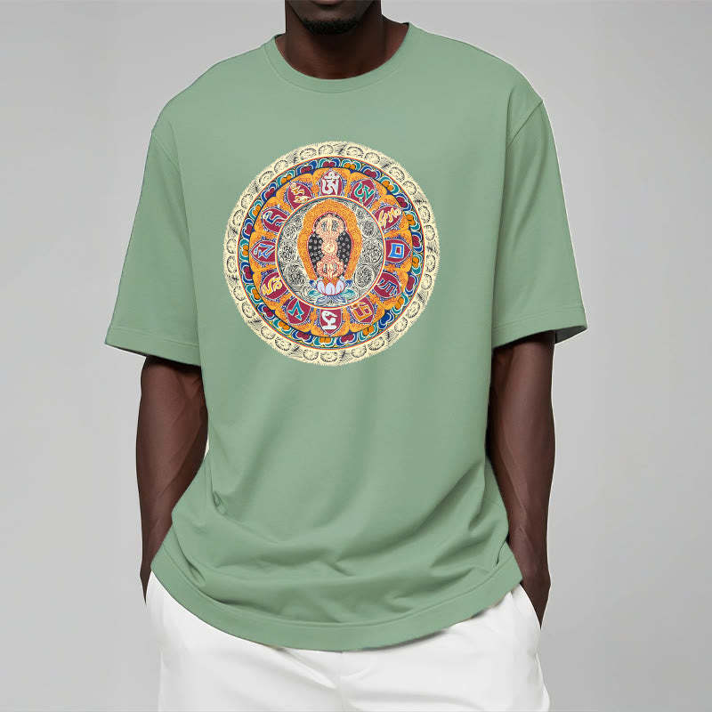 Dorje Vajra Mandala mystic zen Cotton Tee T-shirt