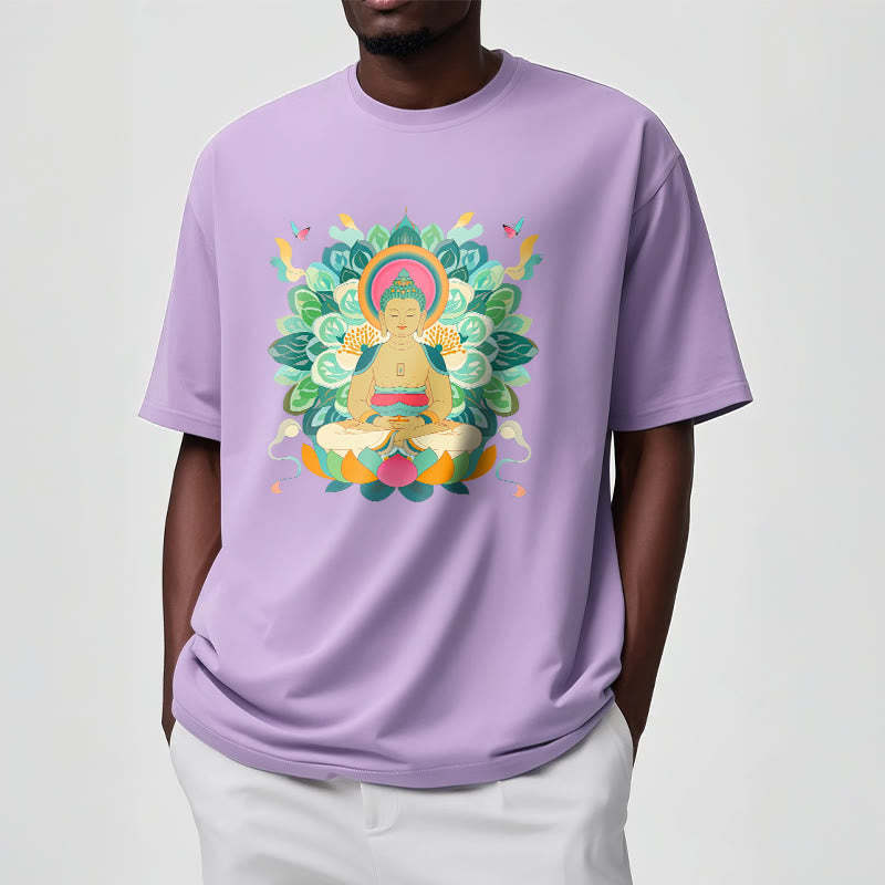 Butterfly Lotus mystic-zen-Inspired Tee T-shirt