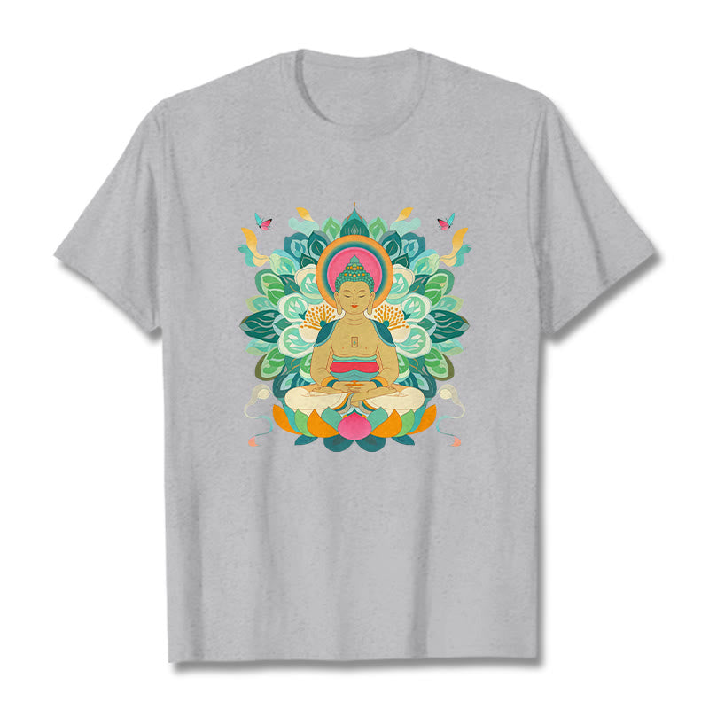 Butterfly Lotus mystic-zen-Inspired Tee T-shirt
