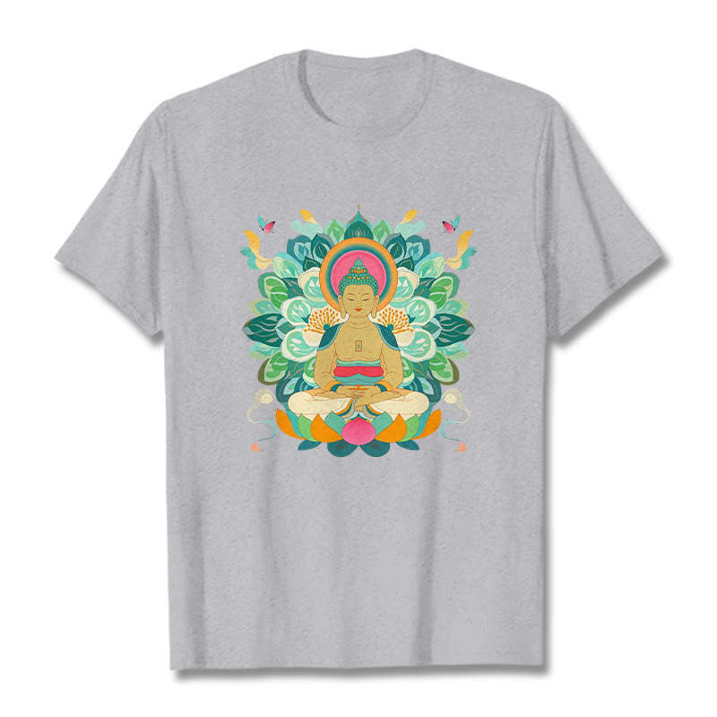 Butterfly Lotus mystic-zen-Inspired Tee T-shirt