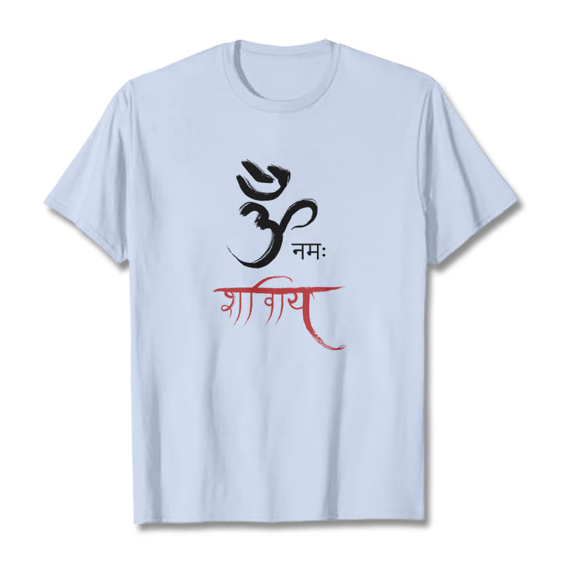OM NAMAH SHIVAYA Mantra Sanskrit Tee T-shirt