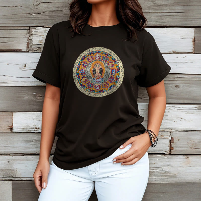 Dorje Vajra Mandala mystic zen Cotton Tee T-shirt