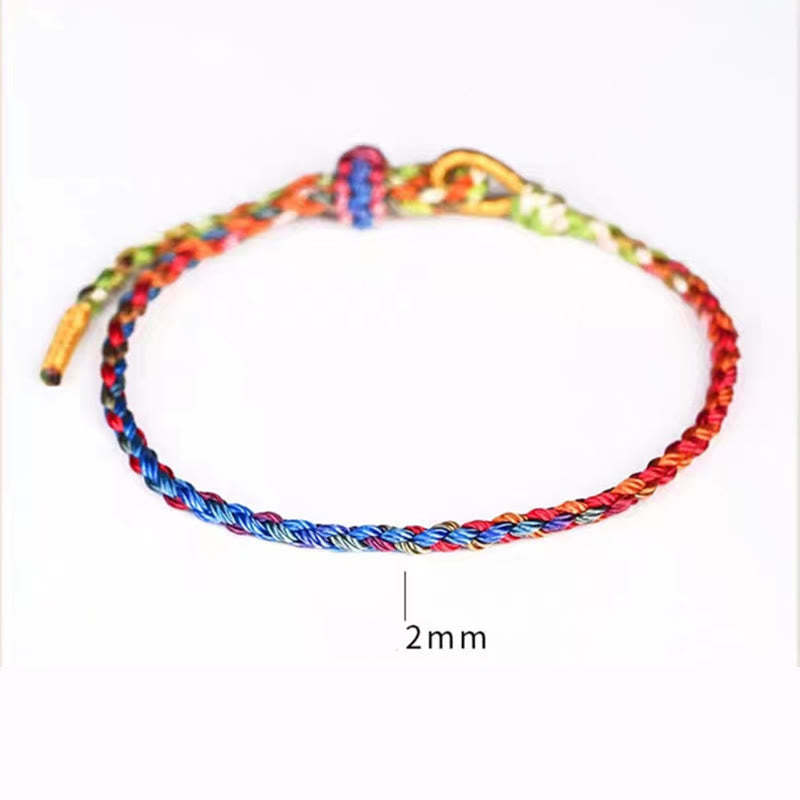 Handcrafted Luck Colorful Rope Child Adult Bracelet