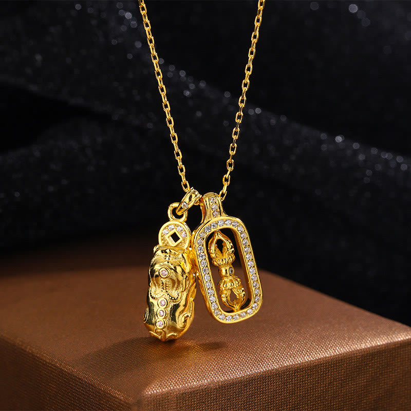 Natural Quartz Crystal Moon Tree Of Life Healing Energy Necklace Pendant