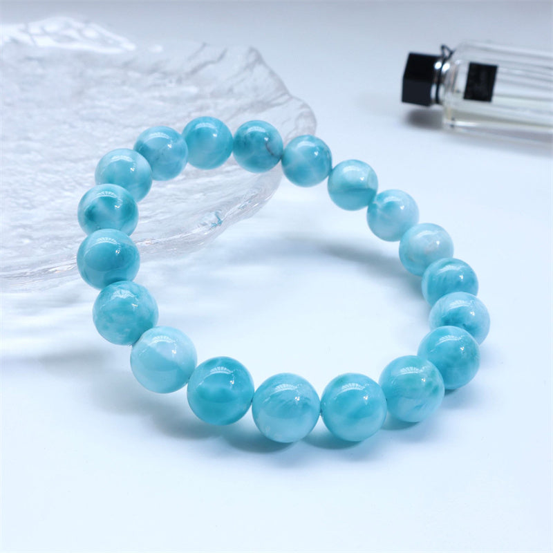 Natural Larimar Wisdom Confidence Bracelet