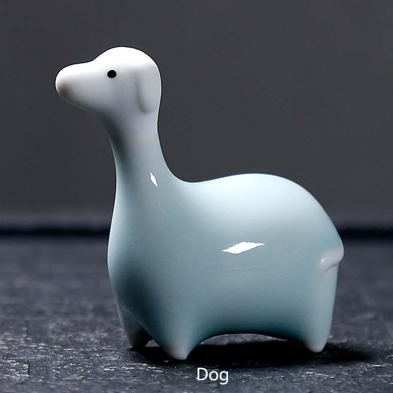 Chinese Zodiac Ceramic Tea Pet Home Decoration
