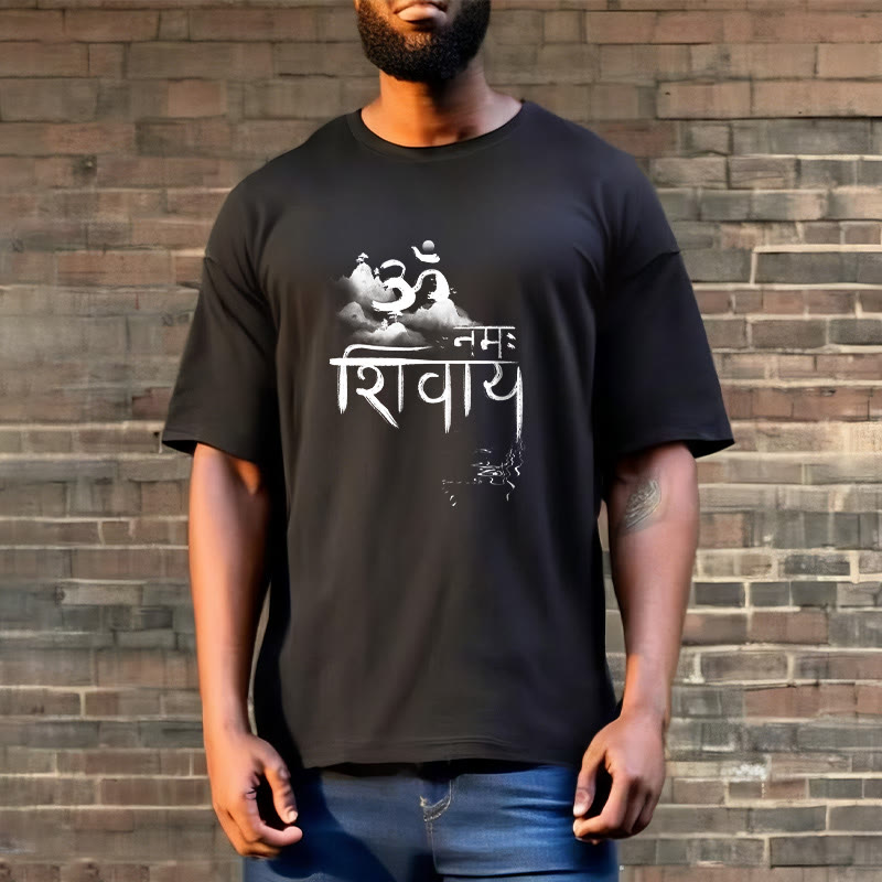 OM NAMAH SHIVAYA Mountain Cotton Tee T-shirt