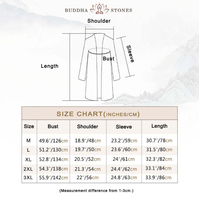 Fall Simple Casual Cotton Linen Men's Mid-length Coat Clothing