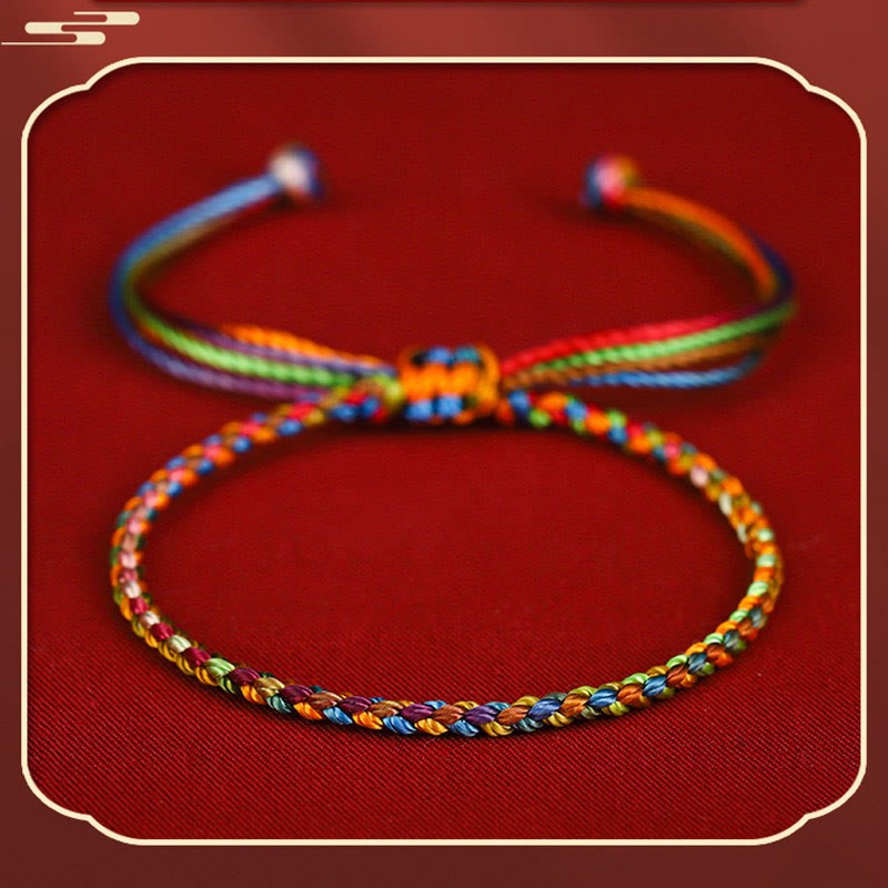 May all your wishes come true Lucky Multicolored Bracelet