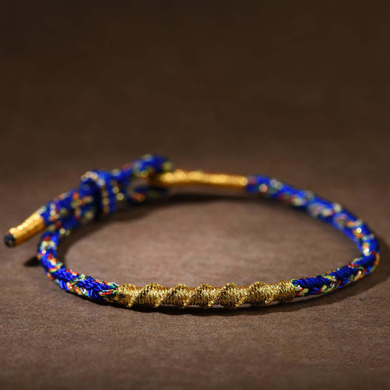 Handmade Chinese Zodiac Natal mystic zen Luck Strength Braided Rope Bracelet