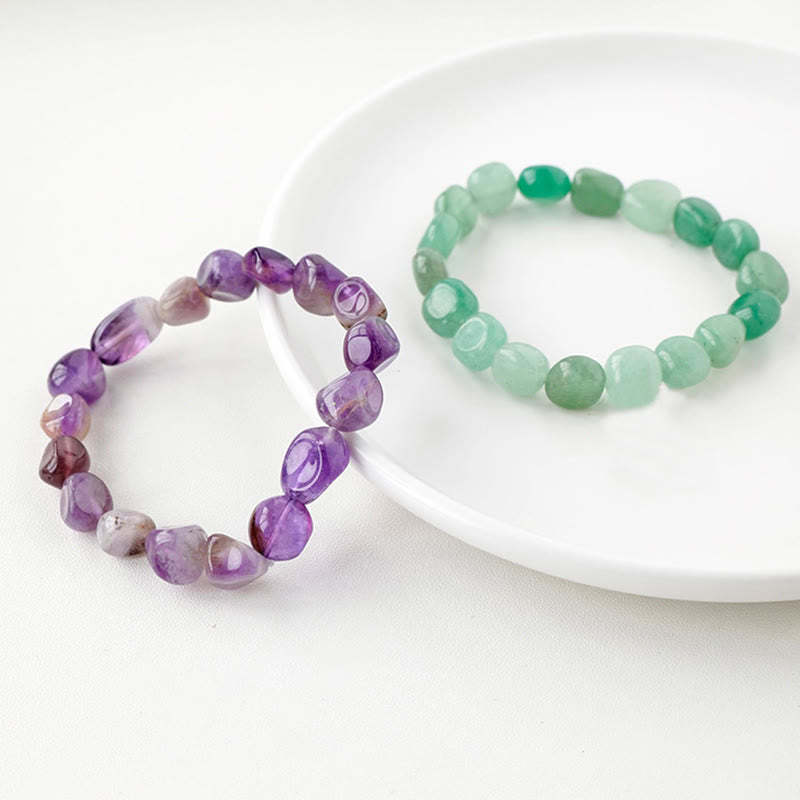 Natural Irregular Shape Crystal Stone Spiritual Awareness Bracelet