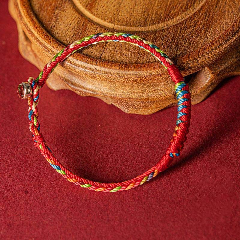 Handmade Five Color Thread Protection Bracelet