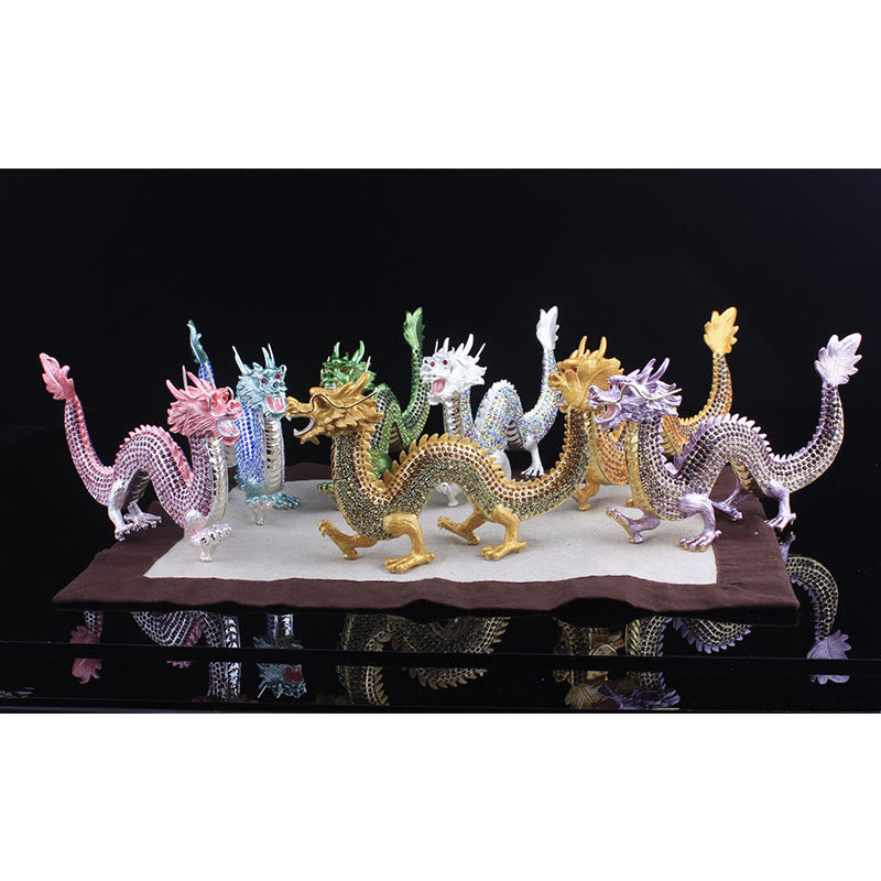 Handmade Feng Shui Dragon Luck Success Home Decoration