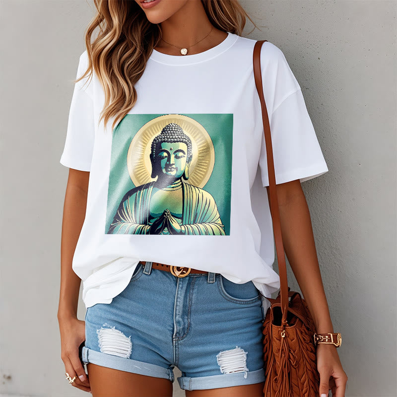 Aura Green mystic zen Tee T-shirt