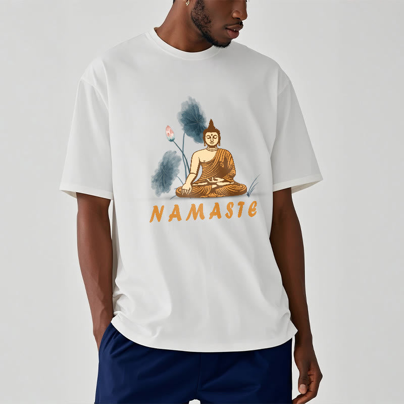 NAMASTE mystic zen Lotus Leaf Tee T-shirt