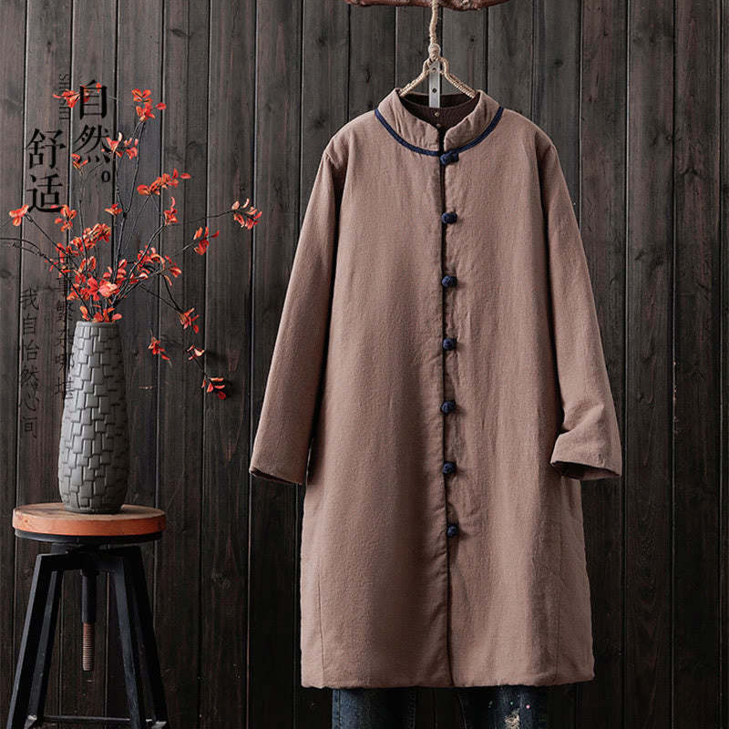 Loose Mid-length Coat That Goes Over The Knee Cotton Women's Jacket Shirts Clothing