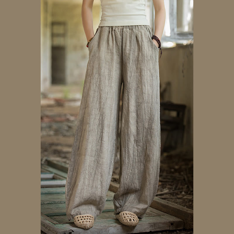 Retro Tie Dye Harem Pants Casual Women's Yoga Pants With Pockets