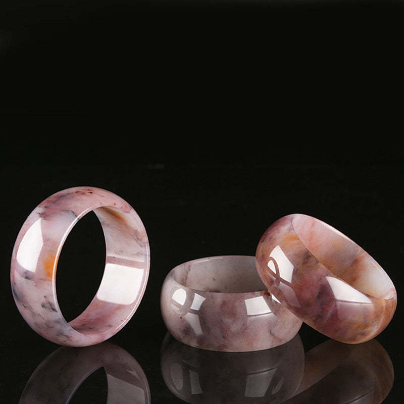 Purple Jade Happiness Protection Bracelet Bangle