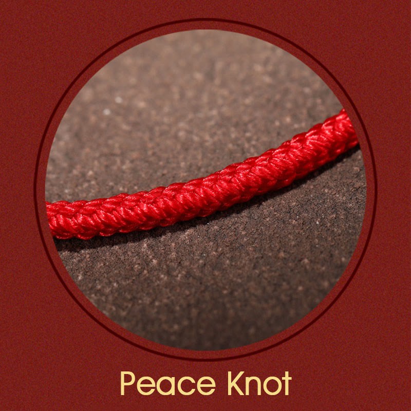 999 Gold Beads Luck King Kong Knot Handmade Braided Protection Bracelet