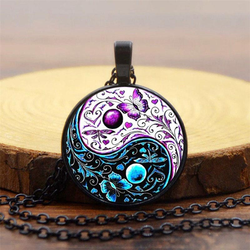 Yin Yang Chain Balance Necklace Pendant
