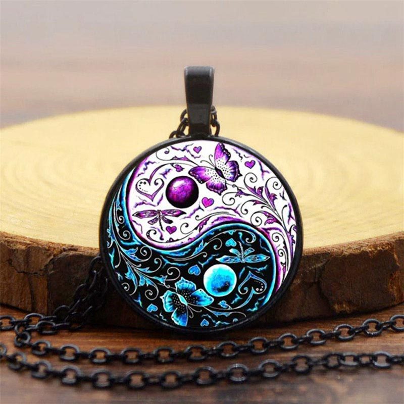 Yin Yang Chain Balance Necklace Pendant