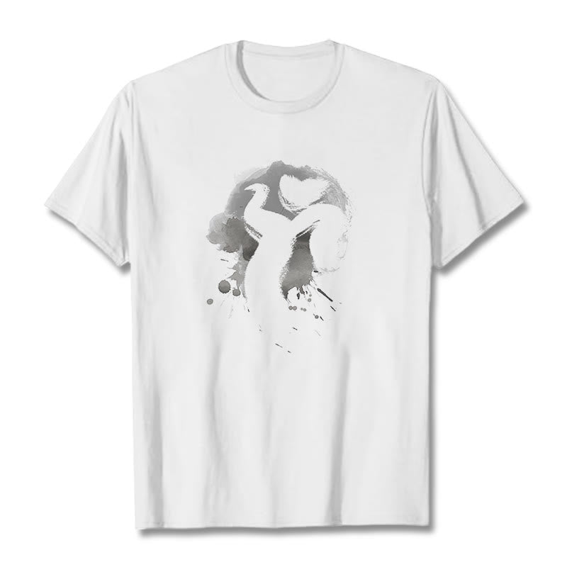 OM Swan Cotton Tee T-shirt