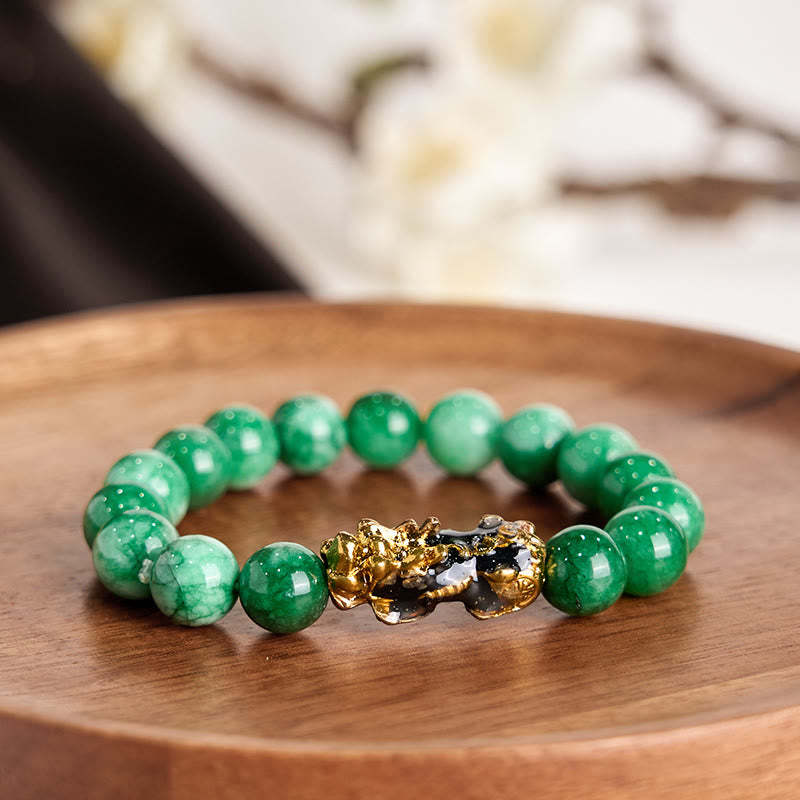 FengShui PiXiu Jade Protection Bracelet