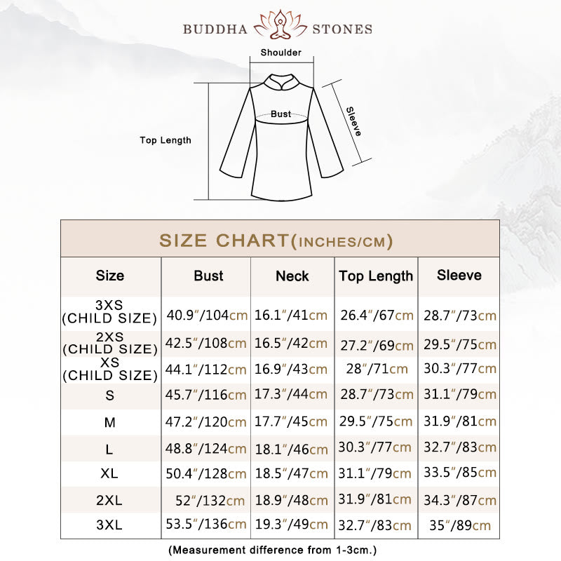 Simple Pattern Meditation Prayer Spiritual Zen Tai Chi Qigong Practice Unisex Clothing Set