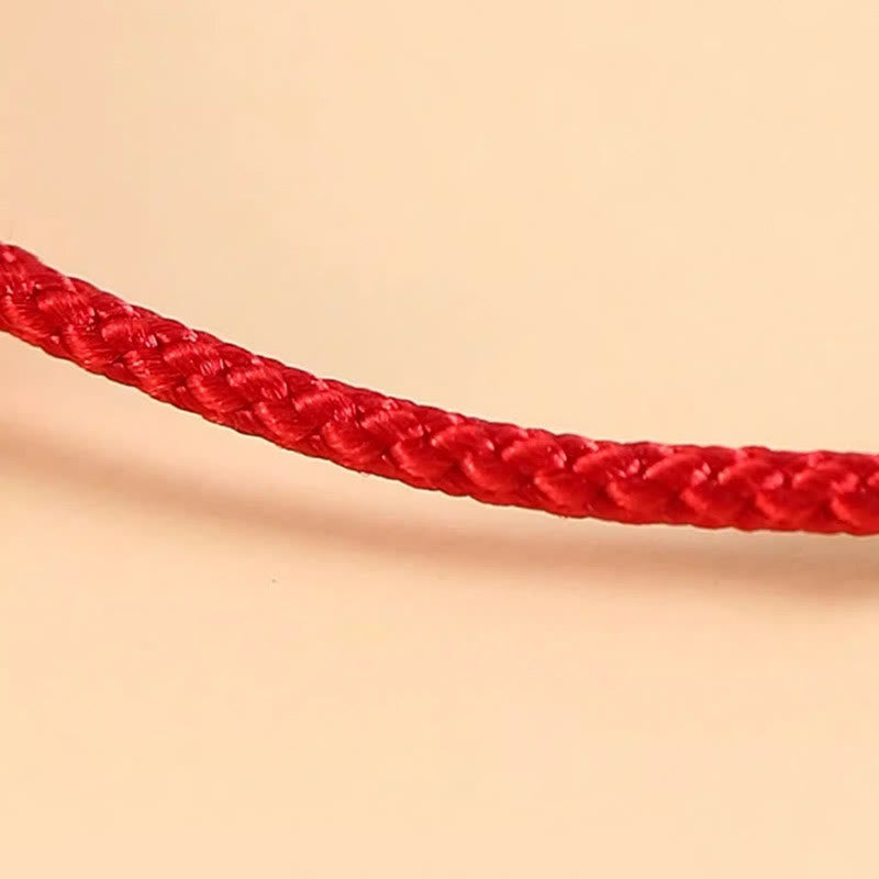 Handmade 999 Sterling Silver Year of the Dragon Cute Chinese Zodiac Luck Braided Bracelet (Extra 30% Off | USE CODE: FS30)