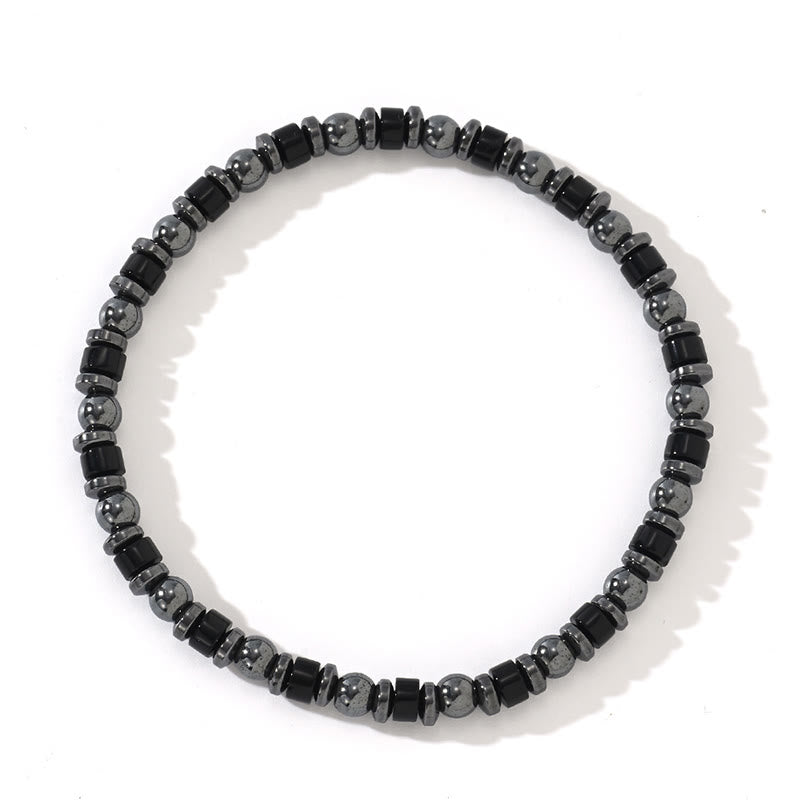 Natural Hematite Beads Powerful Bracelet
