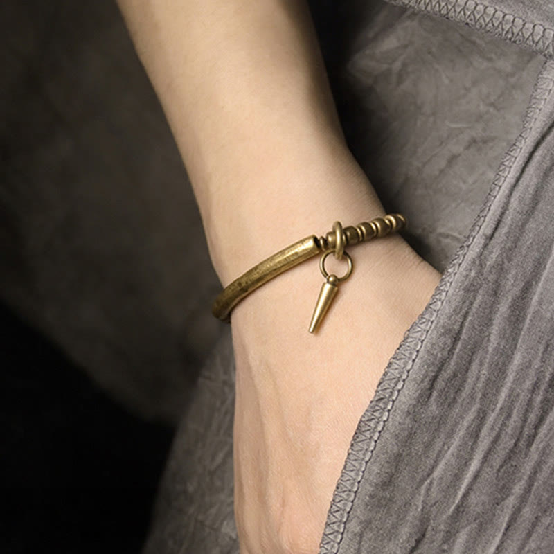 Copper Brass Balance Wealth Simple Bracelet