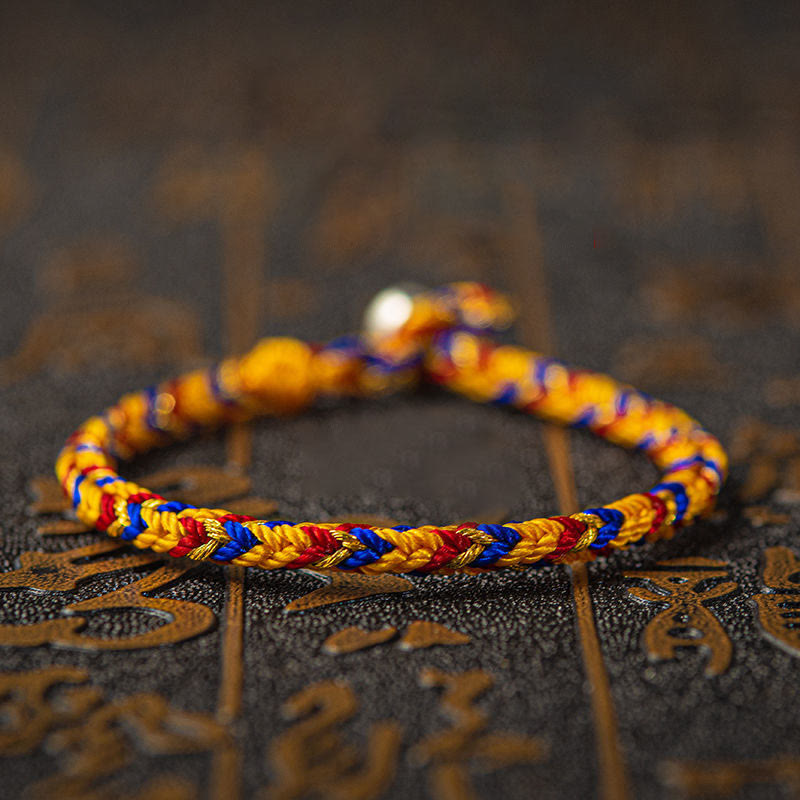 May you be good fortune and success Lucky Multicolored Bracelet