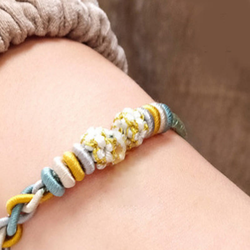 String Four Srand Peach Blossom Connection Bracelet