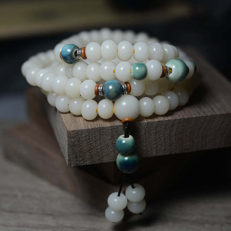 108 Mala Beads Bodhi Seed Keep Away Evil Spirits Calm Bracelet