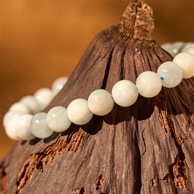 Natural Aquamarine Healing Bead Bracelet