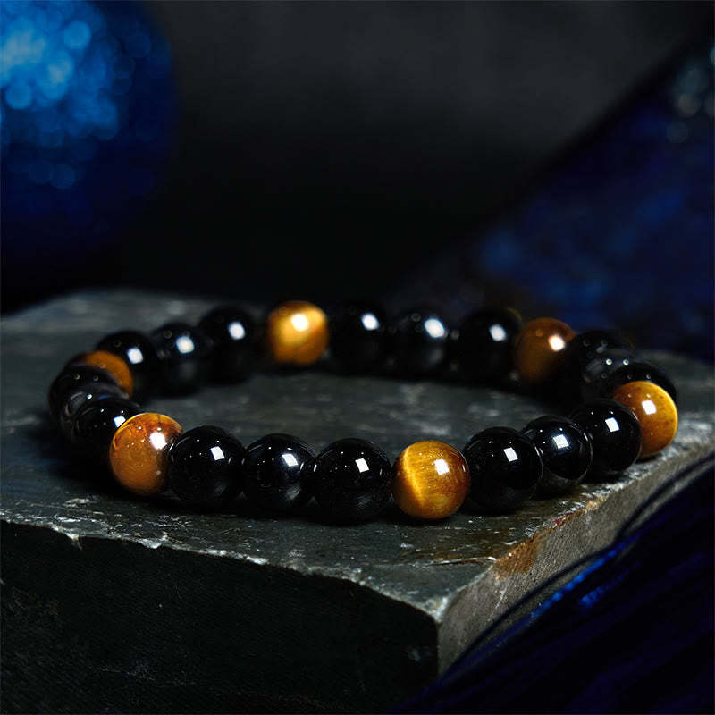 mystic zen Stone Various Tiger Eye Confidence Bracelet