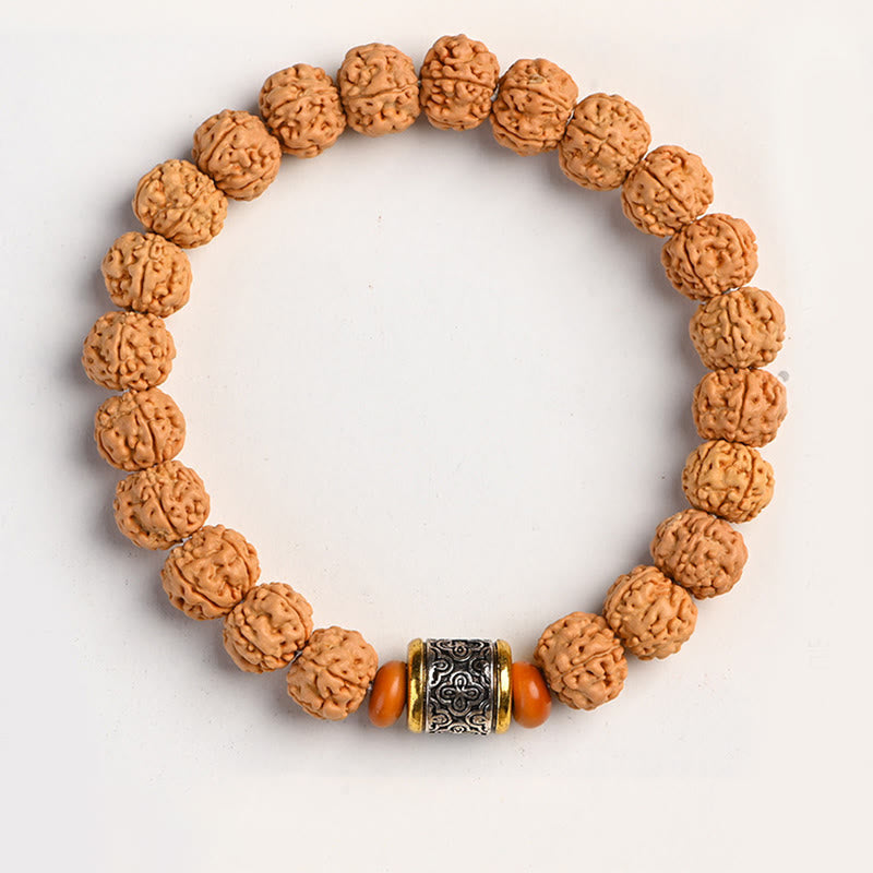 Tibet Rudraksha Bodhi Seed Wealth Auspiciousness Bracelet