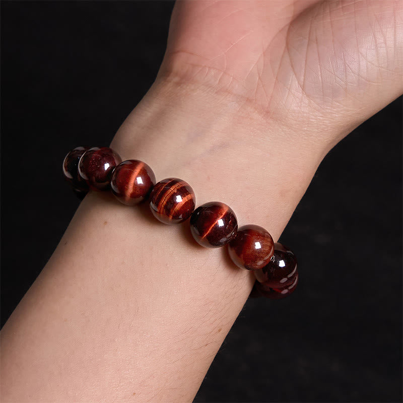Natural Tiger Eye Healing Bead Bracelet