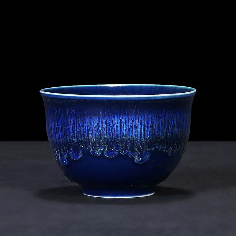 Chinese Jianzhan Glaze Kiln Change Ceramic Teacup Tenmoku Kung Fu Tea Cup