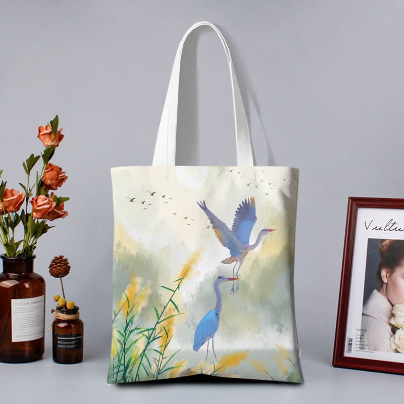 Canvas Colourful Shoulder Bag