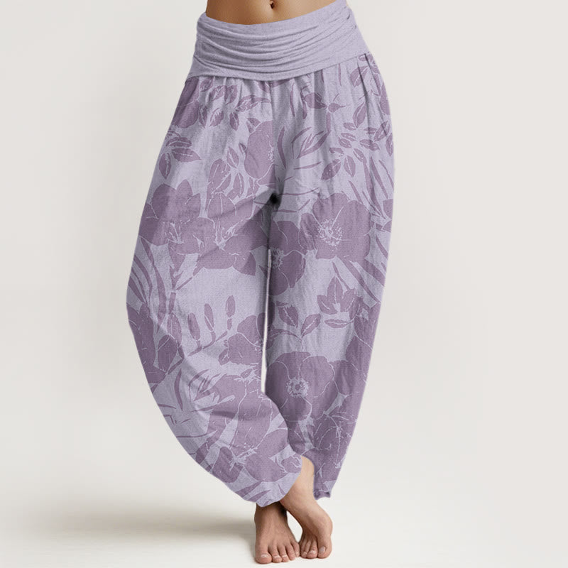 Casual Magnolias Women's Elastic Waist Harem Pants
