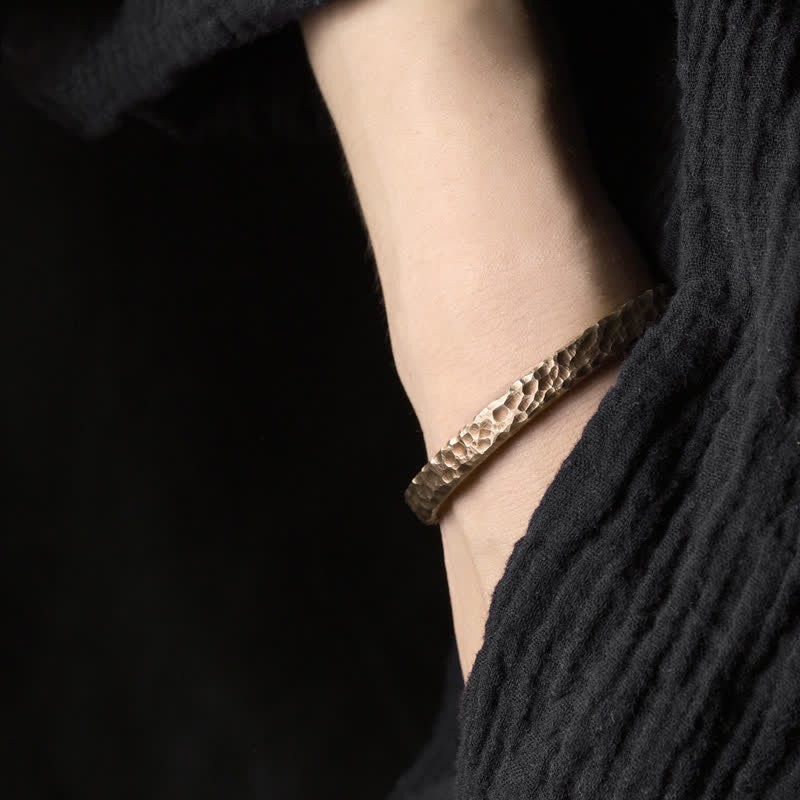 Simple Design Copper Wealth Cuff Bracelet