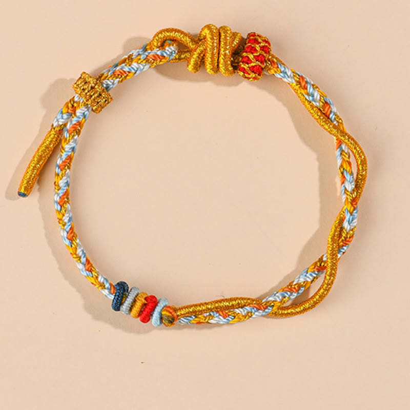 Colorful String Snake Dragon Year of the Snake Luck Bracelet