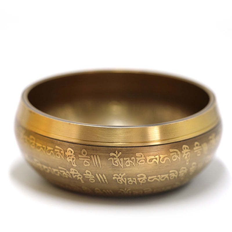 Tibetan Sound Bowl Handcrafted for Yoga Mindfulness and Meditation Singing Bowl Set