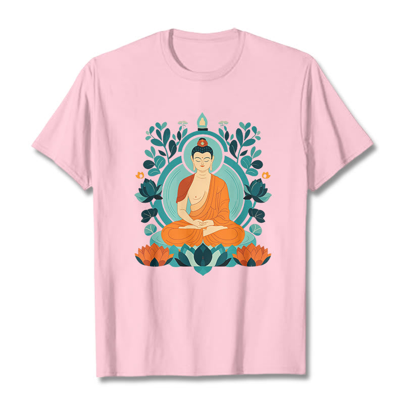 Lotus mystic zen Meditation Tee T-shirt