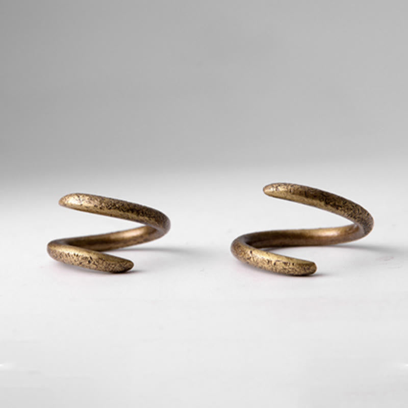 Simple Design Copper Luck Adjustable Ring
