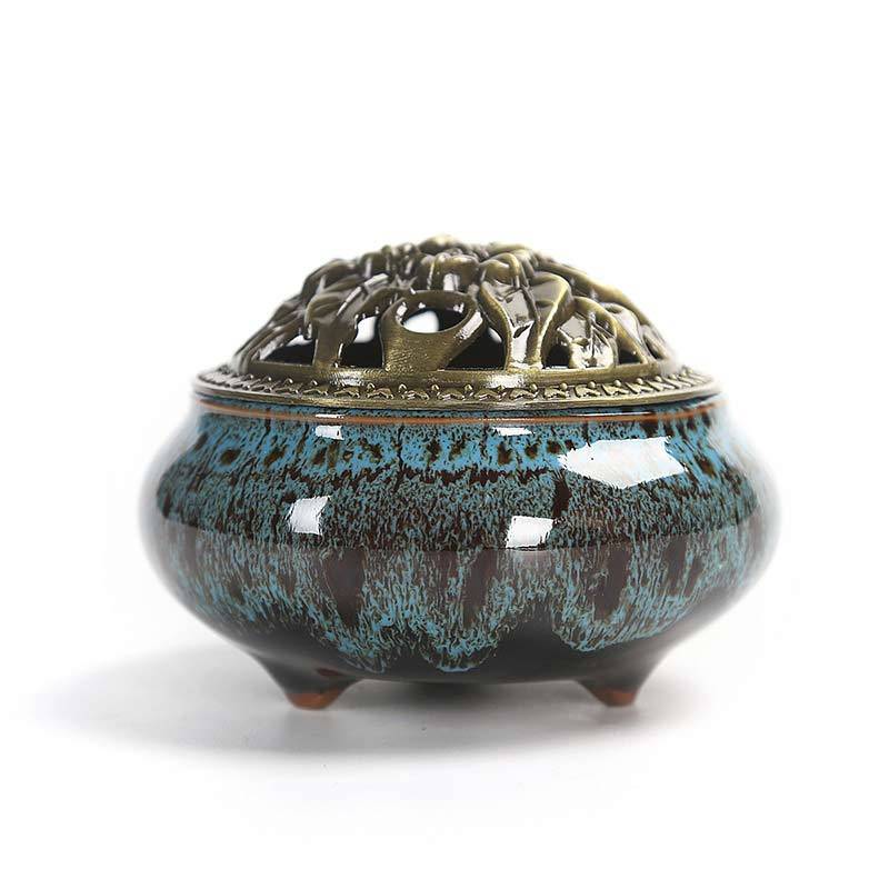 Colorful Ceramic Incense Burner