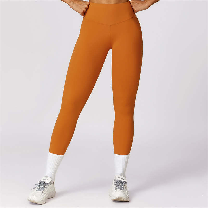 Women Short Sleeve T-Shirt Top High Waist Leggings Pants For Sports Yoga